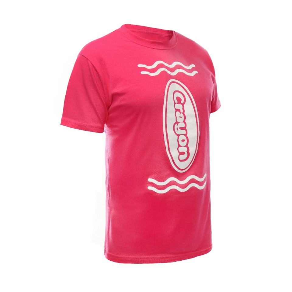 image 1 of Pink Crayon T-Shirt Pink | 2XL