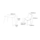 image 10 of Rainbow Table and Chair & Bookshelf Set - White & Blue