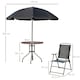 image 5 of Outsunny 6PC Garden Dining Set Outdoor Furniture Folding Chairs Table