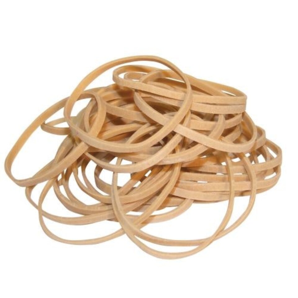 image 1 of County Stationery Box No 18 Rubber Band - Brown - 454g