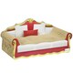 image 6 of PawHut Cat Scratcher Lounge Sofa Cardboard with Catnip, 58 x 29.5 x 29cm