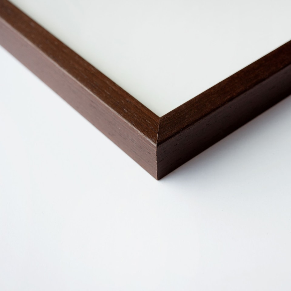 image 1 of Nielsen Quadrum Wooden Picture Frame - Real Glass - Wenge - A3 (29.7cm x 42cm)
