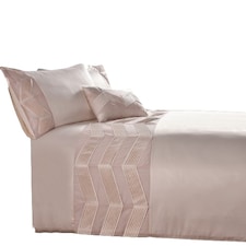 Valencia Polycotton Duvet Cover Set with Pillowcase Pink | Single
