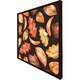 image 3 of Autumn leaves on black (Picutre Frame) Grey | XS