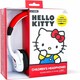 image 5 of Hello Kitty Kid's Wired Headphones with Ears | White