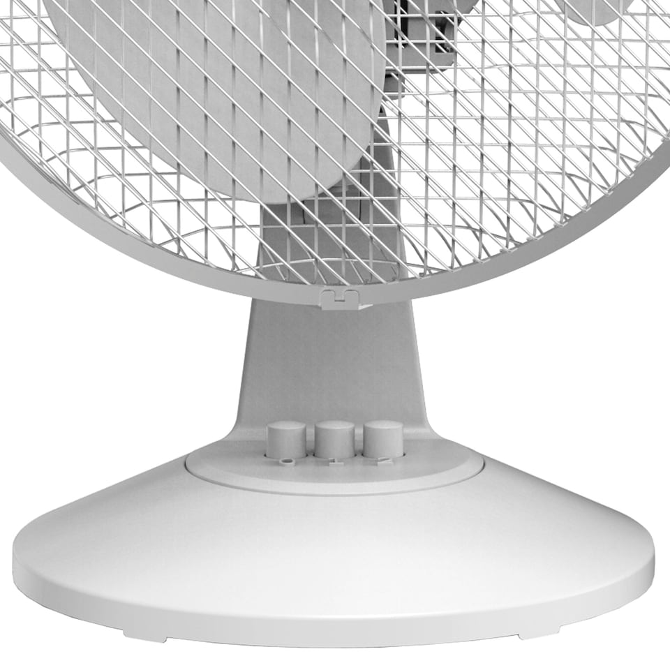 image 1 of Igenix DF9010 Portable Desk Fan, 9 Inch, 2 Speed, White
