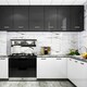 image 2 of Living and Home 10 Pcs Peel and Stick Marble Wall Tiles