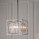 image 2 of Acadia 4 Light Ceiling Pendant Chrome Plate & Clear Crystal Glass, E14