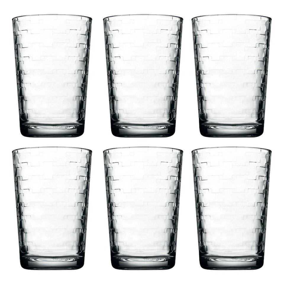 image 1 of Pasabahce Modern Drinking Glasses 200ml | Clear | 6