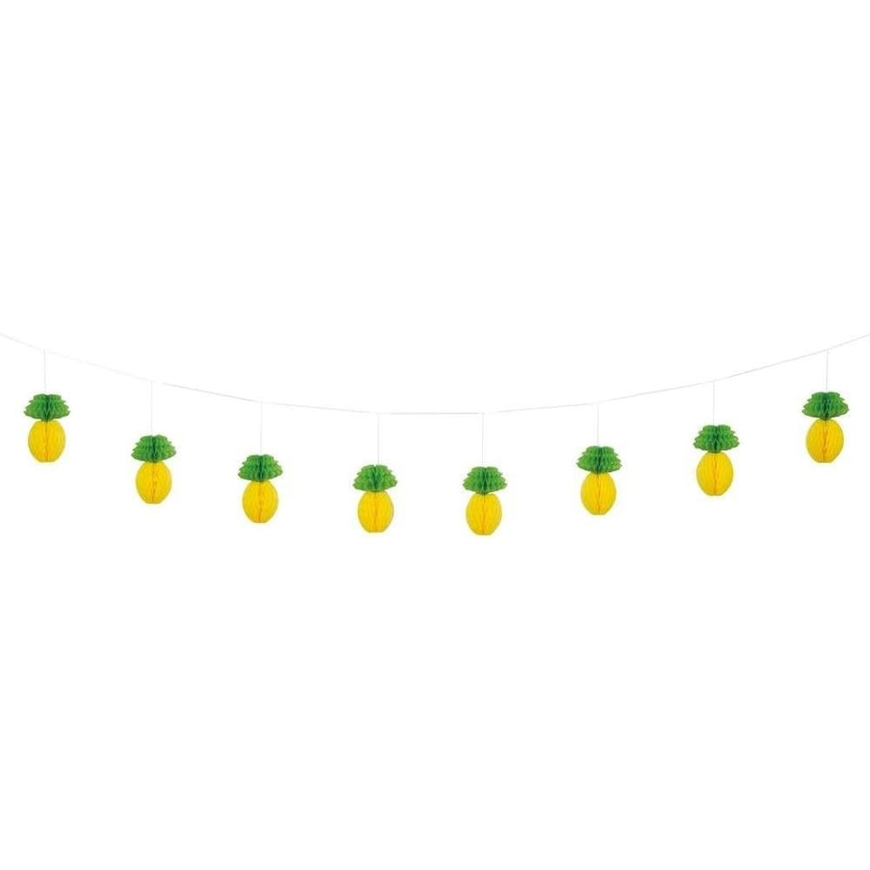 Unique Party Pineapple Luau/Beach Party Garland - Yellow/Green - One Size