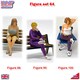 image 1 of Trackside Unpainted Figure Scenery Display 3 x Sitting Figure Set 64 New 1:32 WASP