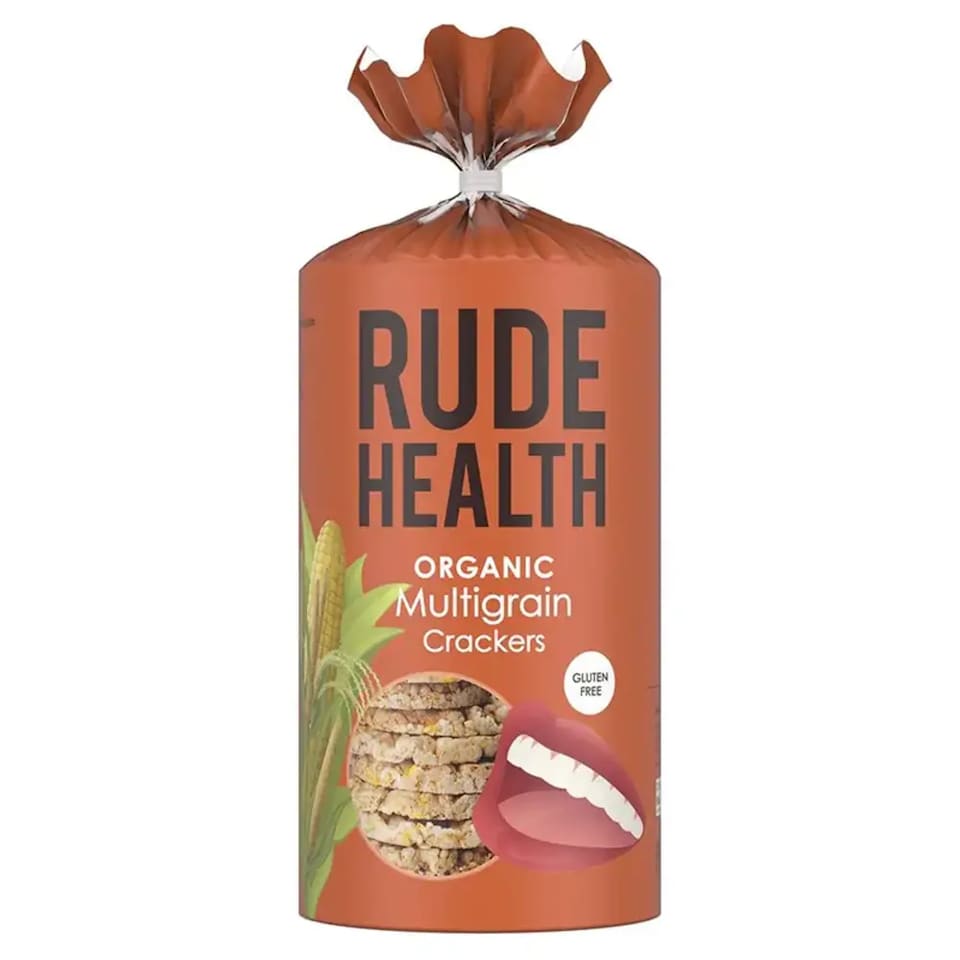 image 1 of Multigrain Crackers, Organic 100g (Rude Health)