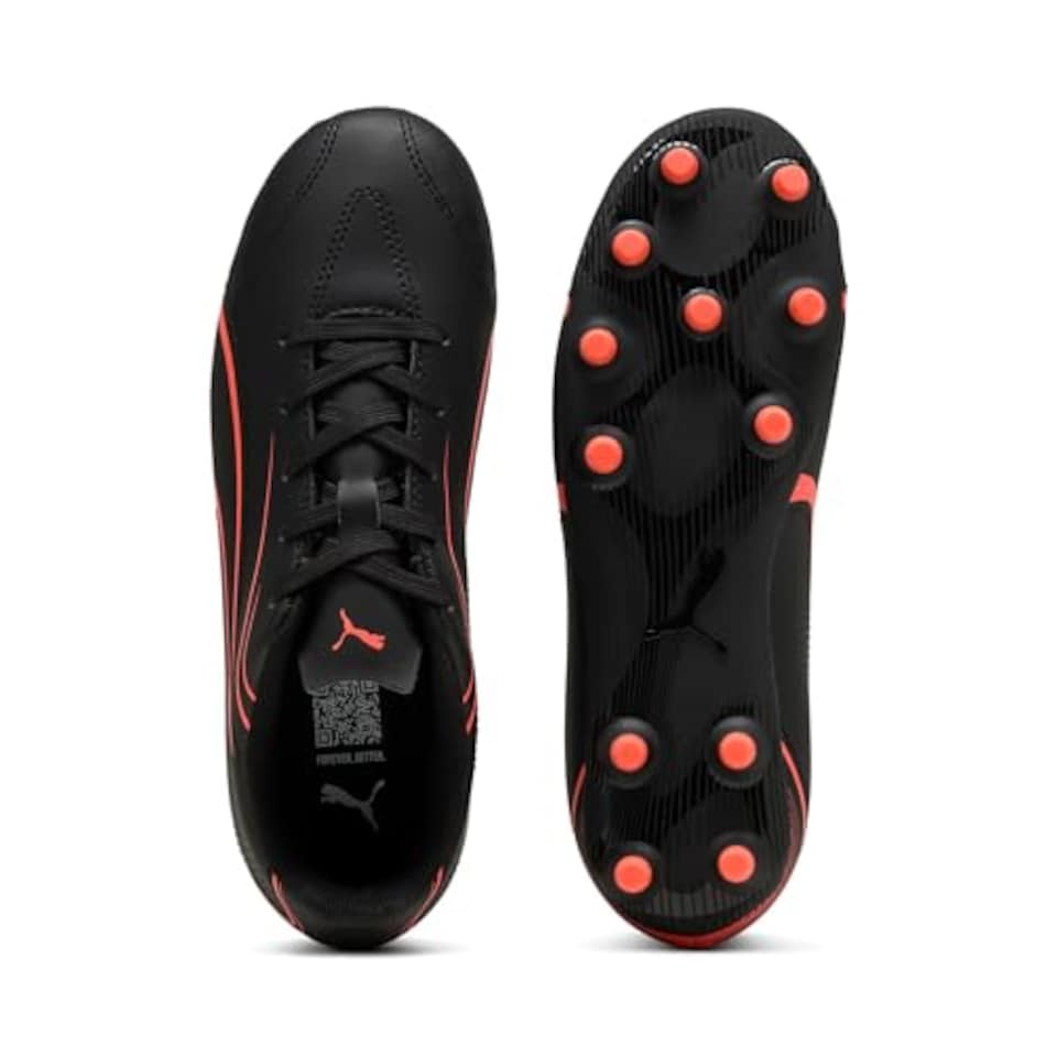 image 1 of Puma Attacanto Junior FG/AG Football Boots J13 White/Red