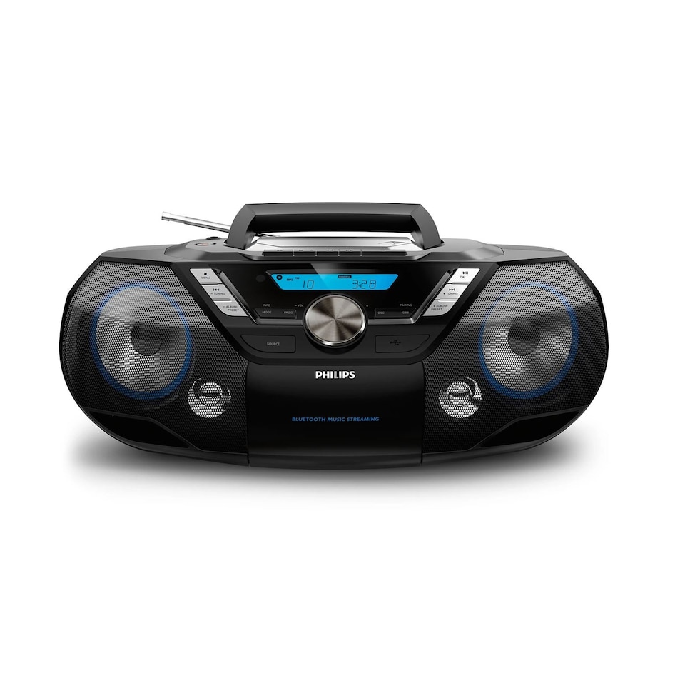 image 1 of Philips AZB798T-12 Portable Stereo  in Black
