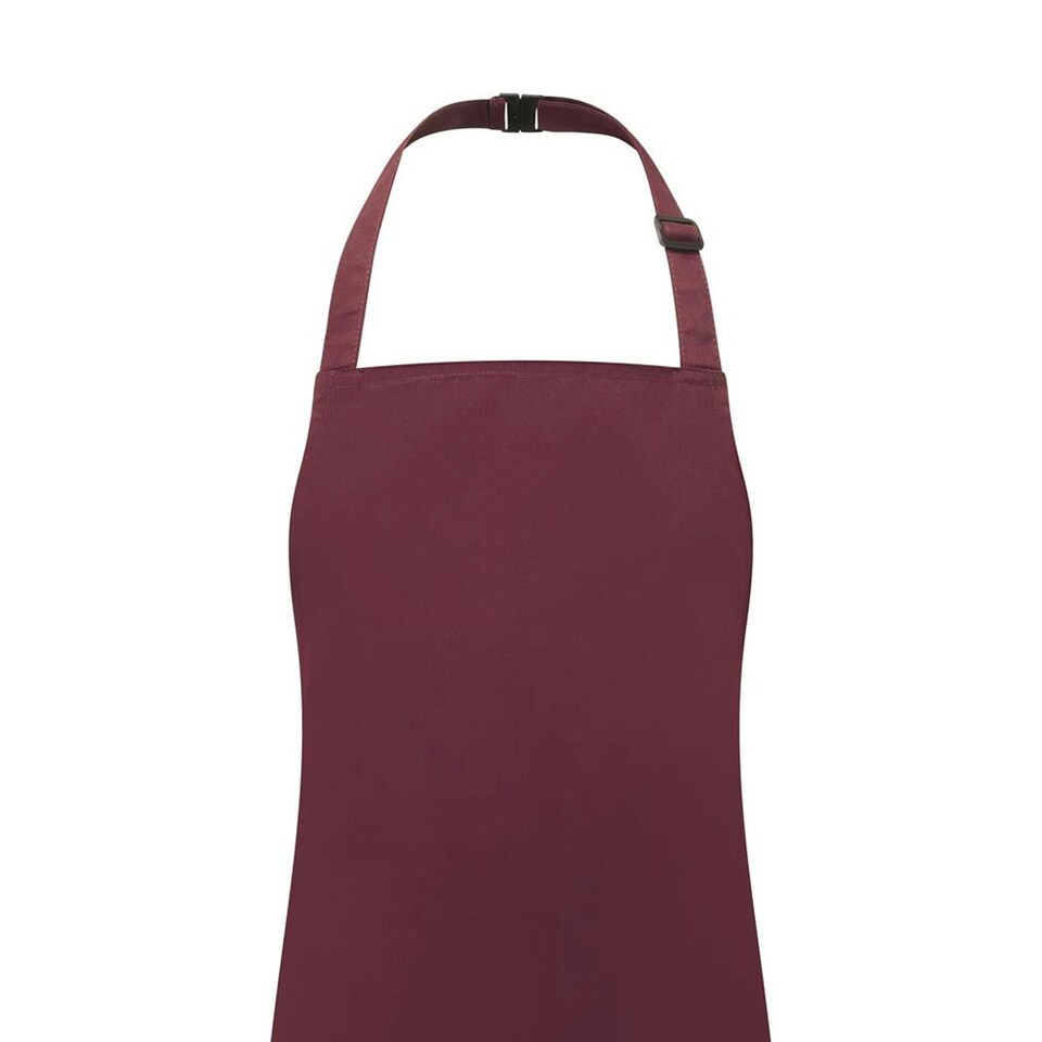 image 1 of Premier Childrens/Kids Bib Apron (Pack of 2) - Burgundy - Infant