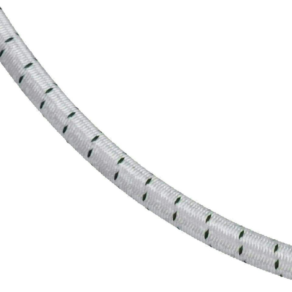 image 1 of 4pk 20" Bungee Rope With Stainless Steel Hooks Cords Shock Elastic Marine Boat