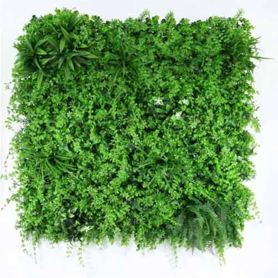 Exterior UV Resistant Tropical Green Wall Panel 100cm x 100cm