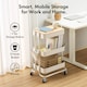 image 2 of Vonhaus Storage Trolley 3 Tier Bathroom & Kitchen Storage
