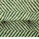 image 3 of Fleece Green Herringbone Quilted Mattress Small (21")