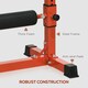 image 6 of SPORTNOW Bulgarian Split Squat Stand, 12-Level Leg Training Machine, Red