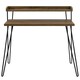 image 4 of Haven Retro Desk with Riser in Walnut Look