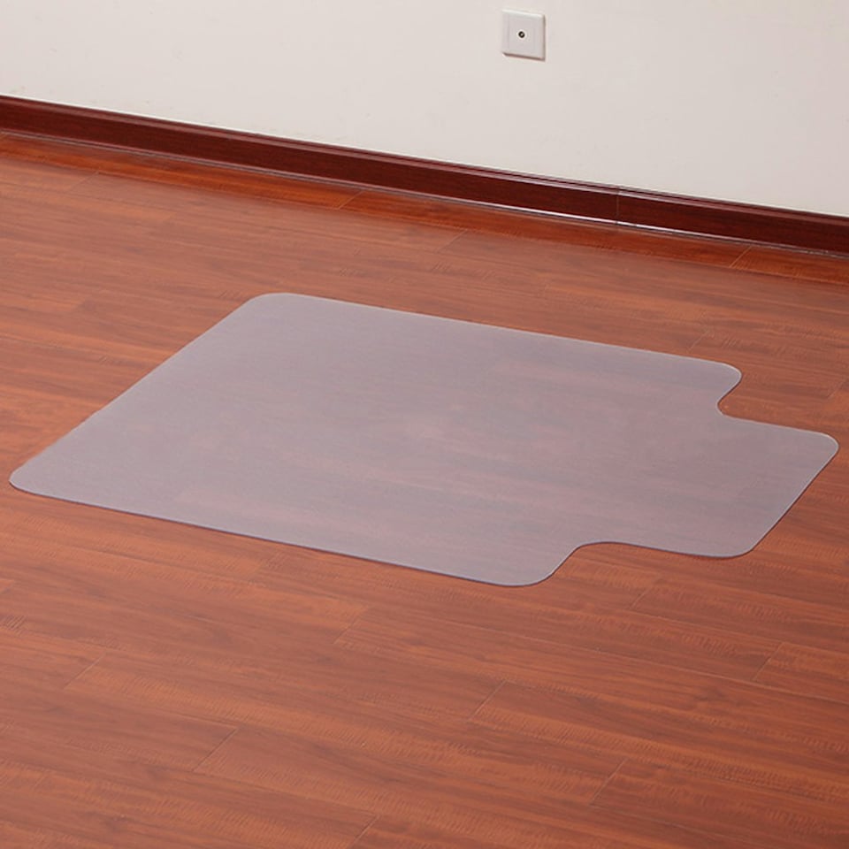 image 1 of Living and Home PVC Non-Slip Mat for Desk & Chair - Clear | Clear