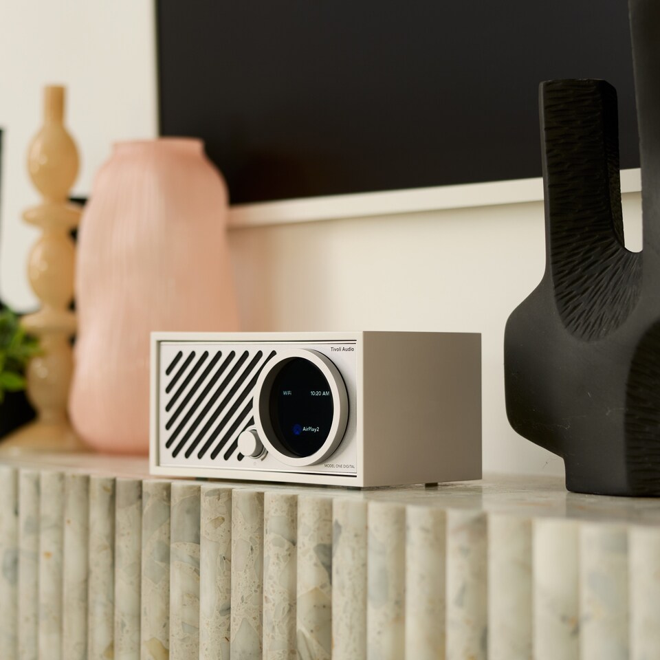 image 1 of Tivoli audio - Model One Digital + Generation 3 - White/Silver