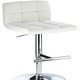image 5 of Cuborn Black Bar Stool Faux Leather Black