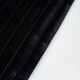 image 4 of BHS Jumbo Cord Throw with Plain Velvet Backing, Black Black | Black