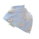 image 5 of Ziggle Bandana Dribble Bibs Cuddly Blues Pack of 4 | Blue | One Size | 4