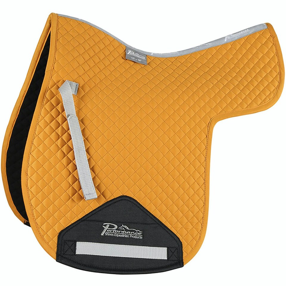 Performance Horse Numnah - Mustard Yellow - 14in - 14in