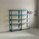 image 2 of Home Vida 5 Tier Large Heavy Duty Adjustable Steel Garage Shelving, Blue - Holds 875kg - (Set of 2) | Blue | Blue | Large