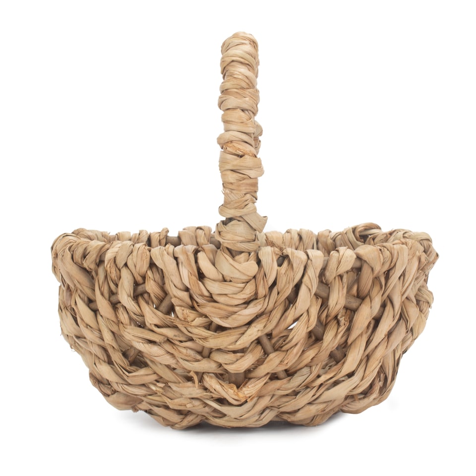 image 1 of Shopping Basket Small Rush Shopper