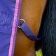 image 2 of Tempest Original Tie Dye 200g Standard Neck Horse Turnout Rug - Navy/Pink - 6´ 3"