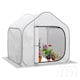 image 1 of Outsunny Mini Pop Up Greenhouse w Reinforced PE Cover, Zipper Door, Green