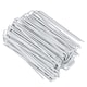 image 2 of 100x Galvanised Steel Weed Membrane Pins Ground Stakes Garden Pegs - 6 inch