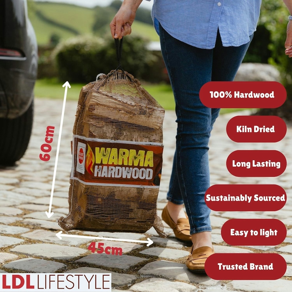 image 1 of Warma Hardwood Firewood Net - 1 x 25L Net