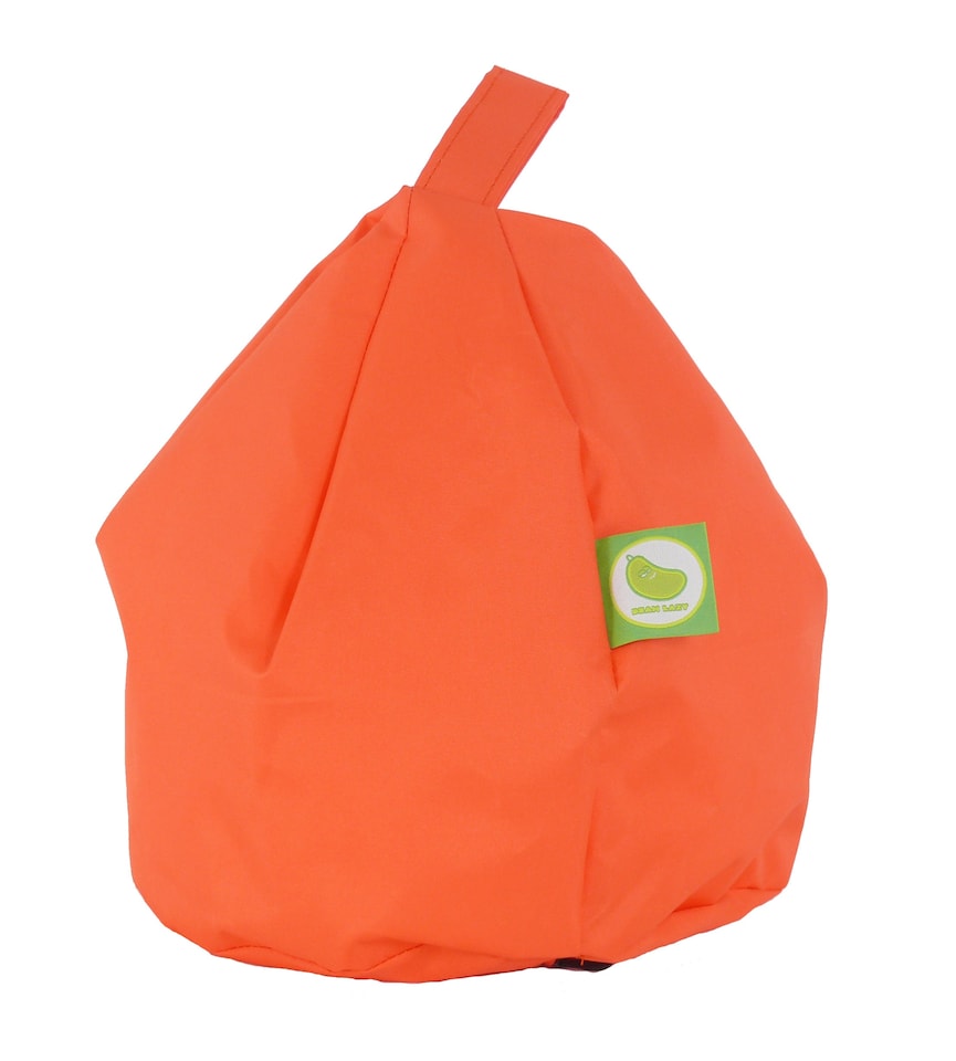 image 1 of Bean Lazy Waterproof Orange Tablet eReader and Book Mini Bean Bag