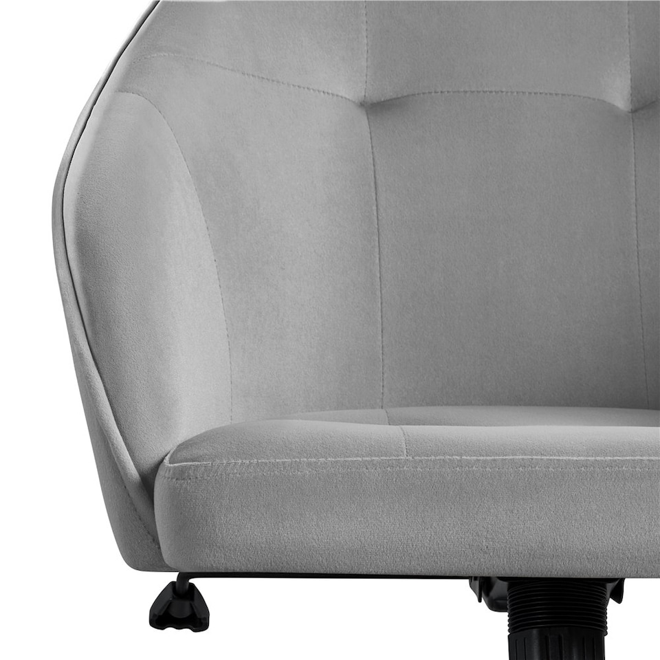image 1 of Yaheetech Soft Height Adjustable 360° Swivel Computer Chair
