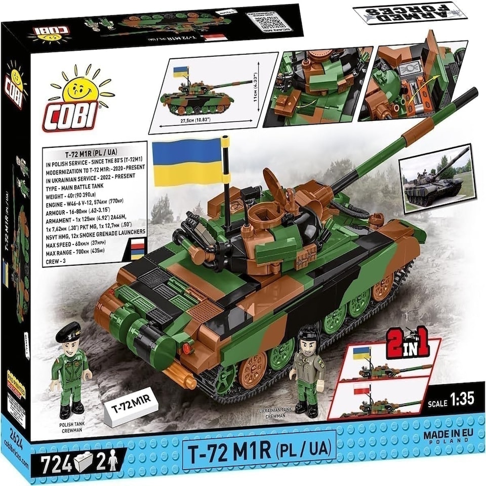 image 1 of Cobi 2624 - Armed Forces - T-72 Mir 724 pcs