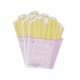 image 2 of Good Vibes 'Fries Before Guys' Paper Napkins 32cm 2Ply - Pack of 16