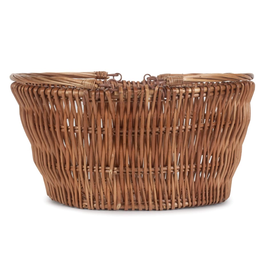 image 1 of Shopping Basket Chatsworth Market Basket | Brown | Brown | S