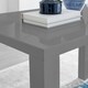 image 2 of Furniturebox Pivero 4 Grey Modern High Gloss Dining Table