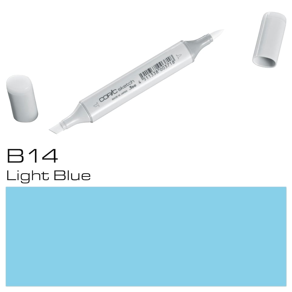 image 1 of Copic Sketch Marker, Light Blue, Single Pen