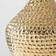 image 5 of ValueLights Bailey Metallic Gold Indent Textured Ceramic Table Lamp Base