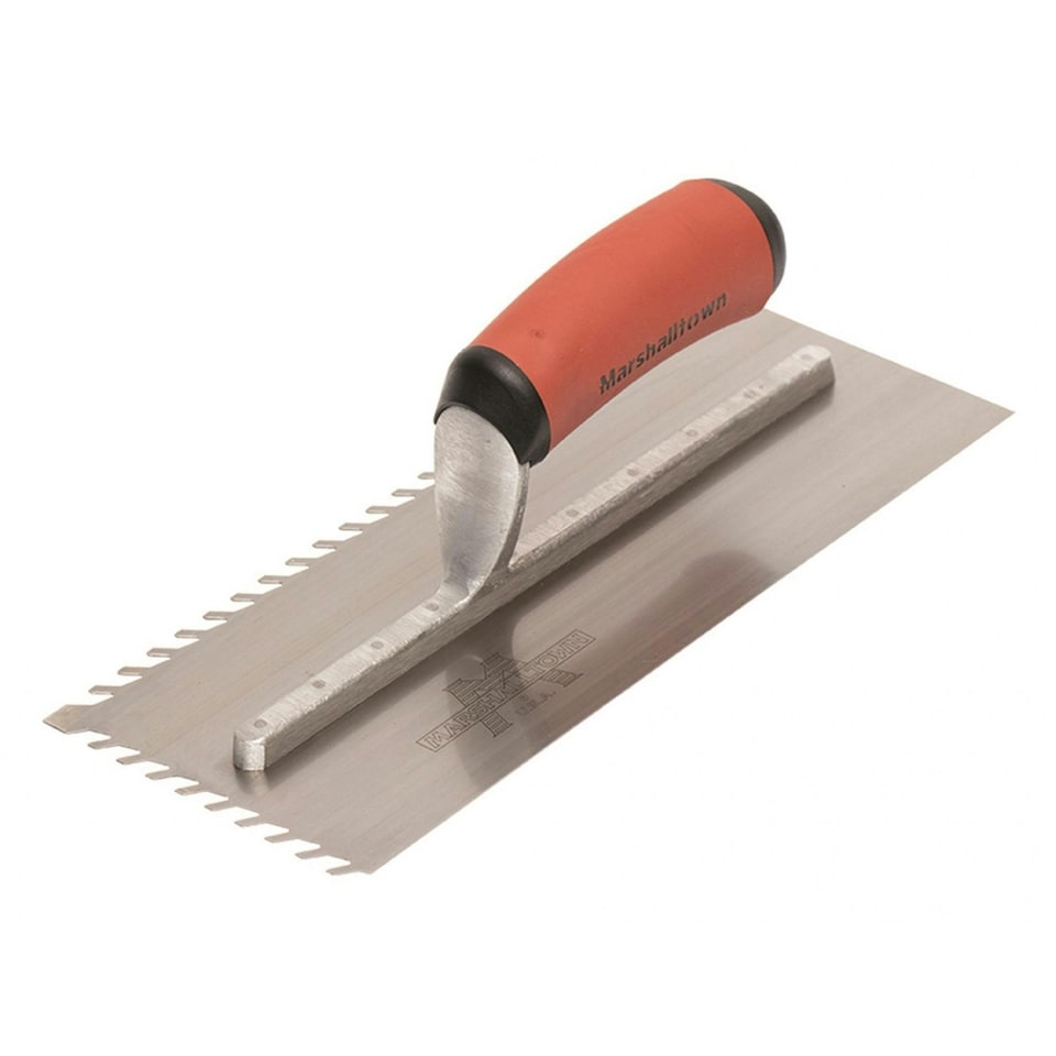 Marshalltown Layflat Notch Trowel - Multi Colour - 6mm Notch, 11 x 4.1/2in