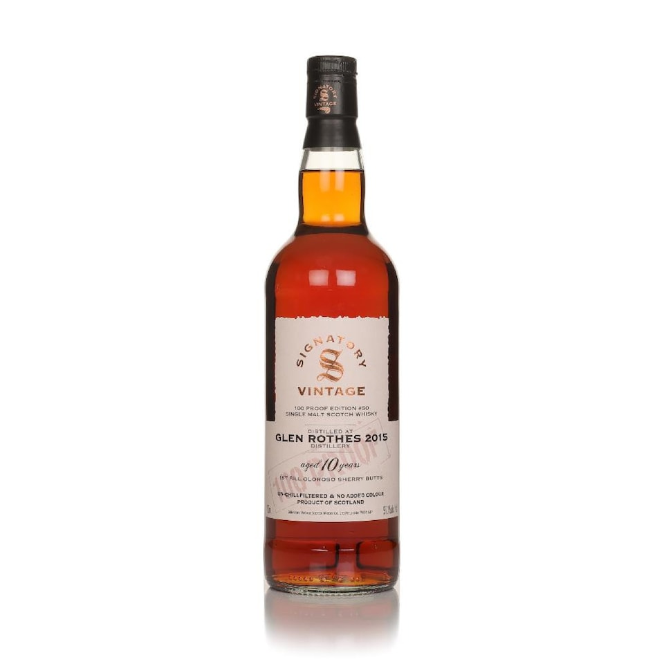 image 1 of Glenrothes - Signatory Vintage 100 Proof - Batch No. 50 2015 10 year old Whisky | Multi | 1