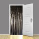 image 1 of Black Foil Door Curtain Backdrop 92cm x 244cm