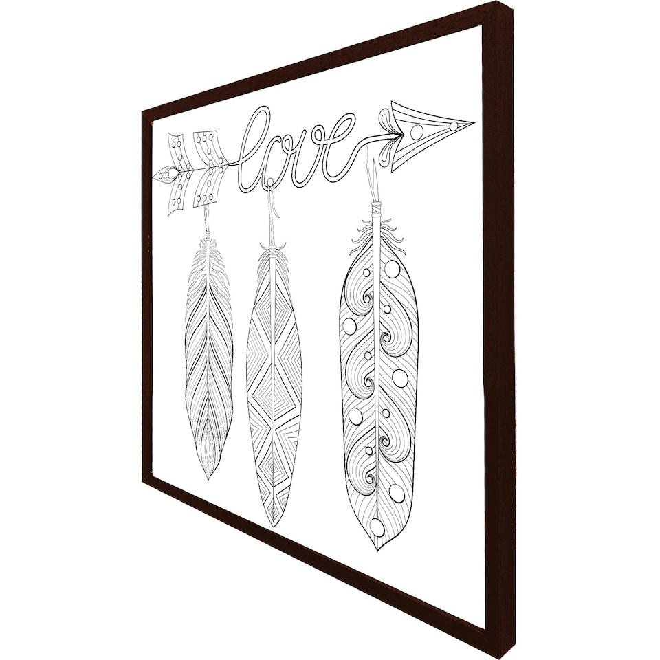 image 1 of Bohemian arrow (Picture Frame) Black | L