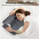 image 5 of Lavio Ergonomic Butterfly Neck Pillow for Side Back Stomach Sleepers Washable